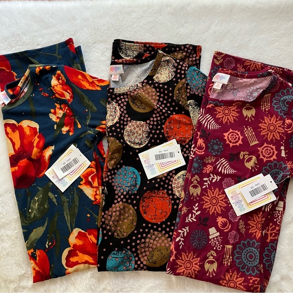 3 XS Lularoe Julia Dresses, NWT - Picture 1 of 10